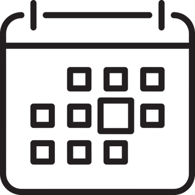 Takvim zamanlama simgesi vektör modern randevu ajandası anımsatıcı düz sembol çizim tasarımı