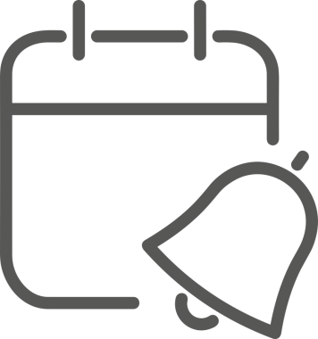 Takvim zamanlama simgesi vektör modern randevu ajandası anımsatıcı düz sembol çizim tasarımı