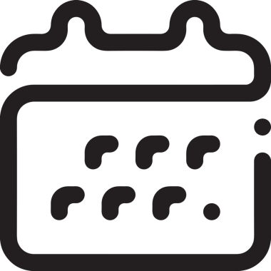 Takvim zamanlama simgesi vektör modern randevu ajandası anımsatıcı düz sembol çizim tasarımı