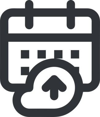 Takvim zamanlama simgesi vektör modern randevu ajandası anımsatıcı düz sembol çizim tasarımı
