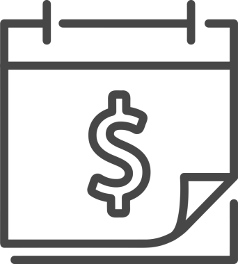 Takvim zamanlama simgesi vektör modern randevu ajandası anımsatıcı düz sembol çizim tasarımı