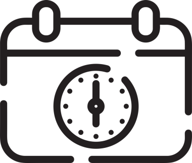 Takvim zamanlama simgesi vektör modern randevu ajandası anımsatıcı düz sembol çizim tasarımı