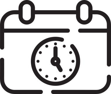 Takvim zamanlama simgesi vektör modern randevu ajandası anımsatıcı düz sembol çizim tasarımı