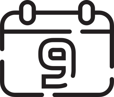 Takvim zamanlama simgesi vektör modern randevu ajandası anımsatıcı düz sembol çizim tasarımı