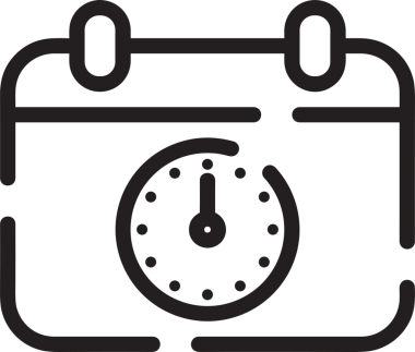 Takvim zamanlama simgesi vektör modern randevu ajandası anımsatıcı düz sembol çizim tasarımı