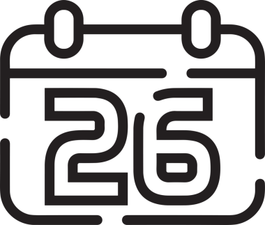 Takvim zamanlama simgesi vektör modern randevu ajandası anımsatıcı düz sembol çizim tasarımı