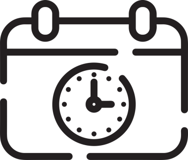 Takvim zamanlama simgesi vektör modern randevu ajandası anımsatıcı düz sembol çizim tasarımı