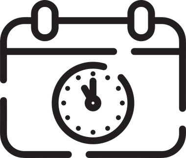 Takvim zamanlama simgesi vektör modern randevu ajandası anımsatıcı düz sembol çizim tasarımı