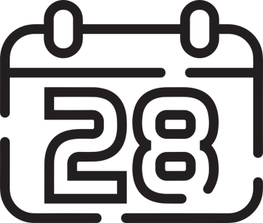 Takvim zamanlama simgesi vektör modern randevu ajandası anımsatıcı düz sembol çizim tasarımı