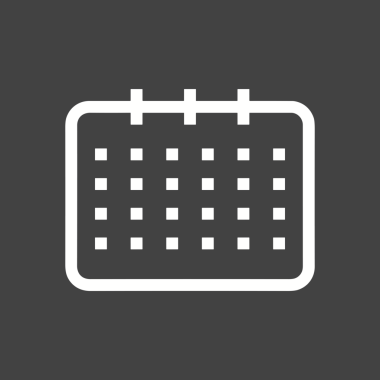 Takvim zamanlama simgesi vektör modern randevu ajandası anımsatıcı düz sembol çizim tasarımı