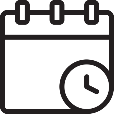 Takvim zamanlama simgesi vektör modern randevu ajandası anımsatıcı düz sembol çizim tasarımı