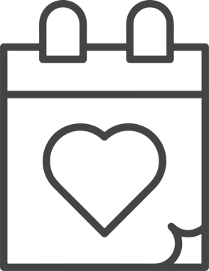 Takvim zamanlama simgesi vektör modern randevu ajandası anımsatıcı düz sembol çizim tasarımı