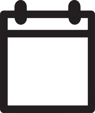 Takvim zamanlama simgesi vektör modern randevu ajandası anımsatıcı düz sembol çizim tasarımı