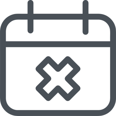 Takvim zamanlama simgesi vektör modern randevu ajandası anımsatıcı düz sembol çizim tasarımı