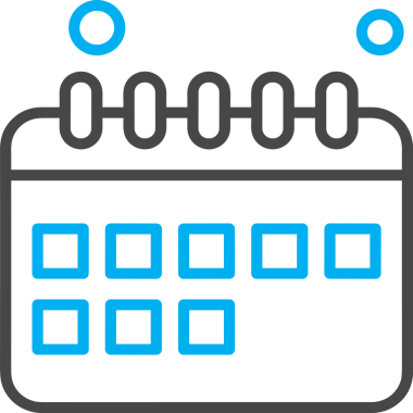 Takvim zamanlama simgesi vektör modern randevu ajandası anımsatıcı düz sembol çizim tasarımı