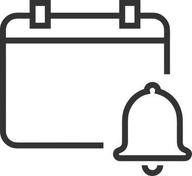Takvim zamanlama simgesi vektör modern randevu ajandası anımsatıcı düz sembol çizim tasarımı