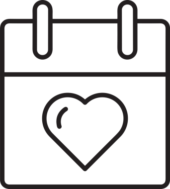 Takvim zamanlama simgesi vektör modern randevu ajandası anımsatıcı düz sembol çizim tasarımı