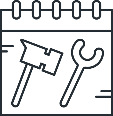 Takvim zamanlama simgesi vektör modern randevu ajandası anımsatıcı düz sembol çizim tasarımı
