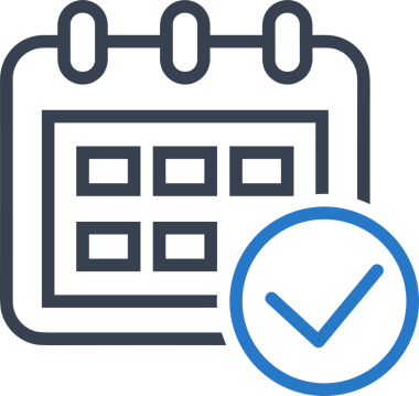 Takvim zamanlama simgesi vektör modern randevu ajandası anımsatıcı düz sembol çizim tasarımı