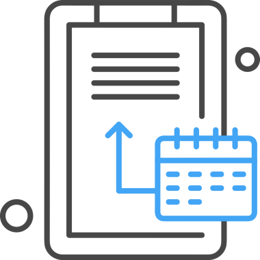 Takvim zamanlama simgesi vektör modern randevu ajandası anımsatıcı düz sembol çizim tasarımı