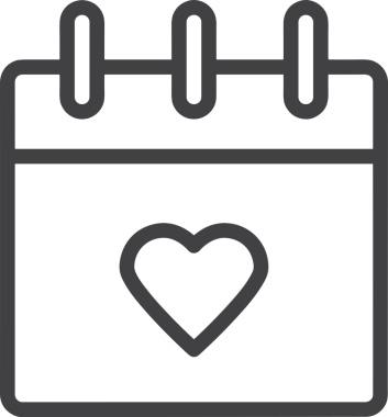 Takvim zamanlama simgesi vektör modern randevu ajandası anımsatıcı düz sembol çizim tasarımı