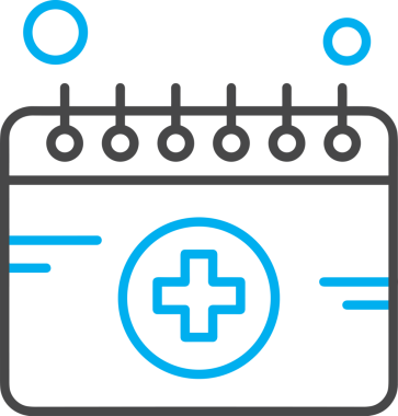 Takvim zamanlama simgesi vektör modern randevu ajandası anımsatıcı düz sembol çizim tasarımı