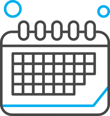 Takvim zamanlama simgesi vektör modern randevu ajandası anımsatıcı düz sembol çizim tasarımı