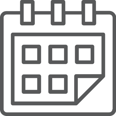 Takvim zamanlama simgesi vektör modern randevu ajandası anımsatıcı düz sembol çizim tasarımı