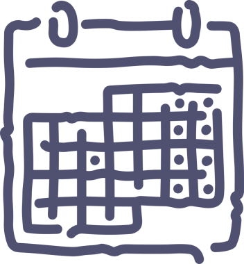 Takvim zamanlama simgesi vektör modern randevu ajandası anımsatıcı düz sembol çizim tasarımı