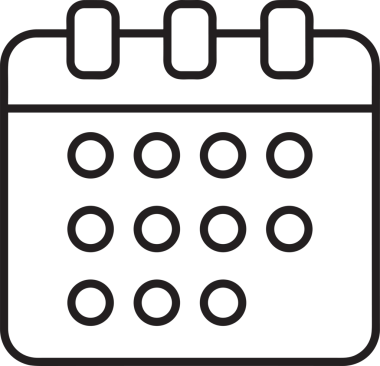 Takvim zamanlama simgesi vektör modern randevu ajandası anımsatıcı düz sembol çizim tasarımı