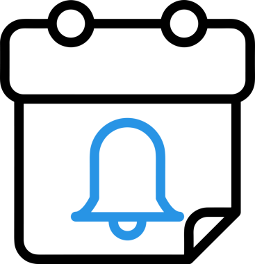 Takvim zamanlama simgesi vektör modern randevu ajandası anımsatıcı düz sembol çizim tasarımı