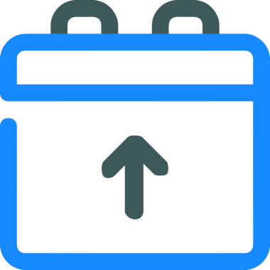 Takvim zamanlama simgesi vektör modern randevu ajandası anımsatıcı düz sembol çizim tasarımı