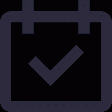 Takvim zamanlama simgesi vektör modern randevu ajandası anımsatıcı düz sembol çizim tasarımı