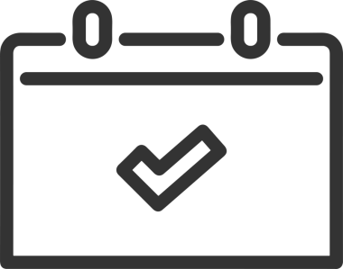 Takvim zamanlama simgesi vektör modern randevu ajandası anımsatıcı düz sembol çizim tasarımı