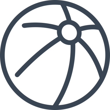 Siyah ve Beyaz Simge Tarzı ile Minimalist Top Ana Hattı Logosu Spor Markalaştırma Ekibi Kimliği Basit Rozet Tasarımları ve Tek Renkli Grafik Elemanları Web Yazısı ve Ticari Ürünler İçin Mükemmel