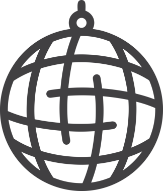 Siyah ve Beyaz Simge Tarzı ile Minimalist Top Ana Hattı Logosu Spor Markalaştırma Ekibi Kimliği Basit Rozet Tasarımları ve Tek Renkli Grafik Elemanları Web Yazısı ve Ticari Ürünler İçin Mükemmel