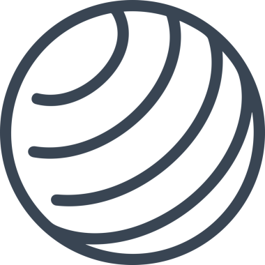 Siyah ve Beyaz Simge Tarzı ile Minimalist Top Ana Hattı Logosu Spor Markalaştırma Ekibi Kimliği Basit Rozet Tasarımları ve Tek Renkli Grafik Elemanları Web Yazısı ve Ticari Ürünler İçin Mükemmel