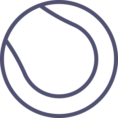 Siyah ve Beyaz Simge Tarzı ile Minimalist Top Ana Hattı Logosu Spor Markalaştırma Ekibi Kimliği Basit Rozet Tasarımları ve Tek Renkli Grafik Elemanları Web Yazısı ve Ticari Ürünler İçin Mükemmel