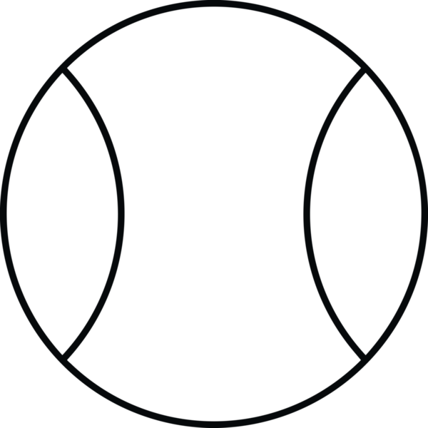 Siyah ve Beyaz Simge Tarzı ile Minimalist Top Ana Hattı Logosu Spor Markalaştırma Ekibi Kimliği Basit Rozet Tasarımları ve Tek Renkli Grafik Elemanları Web Yazısı ve Ticari Ürünler İçin Mükemmel