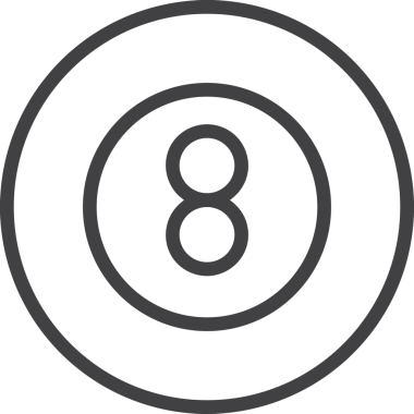 Siyah ve Beyaz Simge Tarzı ile Minimalist Top Ana Hattı Logosu Spor Markalaştırma Ekibi Kimliği Basit Rozet Tasarımları ve Tek Renkli Grafik Elemanları Web Yazısı ve Ticari Ürünler İçin Mükemmel