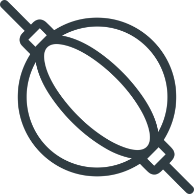 Siyah ve Beyaz Simge Tarzı ile Minimalist Top Ana Hattı Logosu Spor Markalaştırma Ekibi Kimliği Basit Rozet Tasarımları ve Tek Renkli Grafik Elemanları Web Yazısı ve Ticari Ürünler İçin Mükemmel