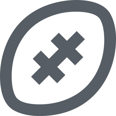 Siyah ve Beyaz Simge Tarzı ile Minimalist Top Ana Hattı Logosu Spor Markalaştırma Ekibi Kimliği Basit Rozet Tasarımları ve Tek Renkli Grafik Elemanları Web Yazısı ve Ticari Ürünler İçin Mükemmel