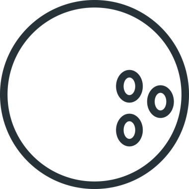 Siyah ve Beyaz Simge Tarzı ile Minimalist Top Ana Hattı Logosu Spor Markalaştırma Ekibi Kimliği Basit Rozet Tasarımları ve Tek Renkli Grafik Elemanları Web Yazısı ve Ticari Ürünler İçin Mükemmel