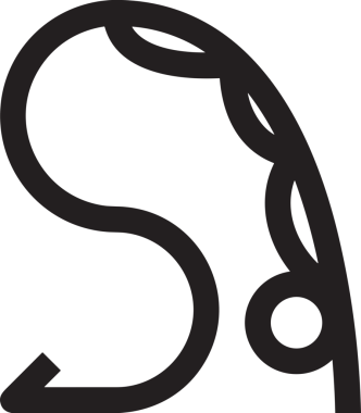 Siyah ve Beyaz Simge Tarzı ile Minimalist Top Ana Hattı Logosu Spor Markalaştırma Ekibi Kimliği Basit Rozet Tasarımları ve Tek Renkli Grafik Elemanları Web Yazısı ve Ticari Ürünler İçin Mükemmel