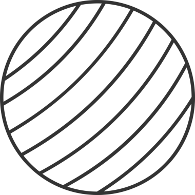 Siyah ve Beyaz Simge Tarzı ile Minimalist Top Ana Hattı Logosu Spor Markalaştırma Ekibi Kimliği Basit Rozet Tasarımları ve Tek Renkli Grafik Elemanları Web Yazısı ve Ticari Ürünler İçin Mükemmel