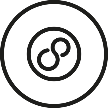 Siyah ve Beyaz Simge Tarzı ile Minimalist Top Ana Hattı Logosu Spor Markalaştırma Ekibi Kimliği Basit Rozet Tasarımları ve Tek Renkli Grafik Elemanları Web Yazısı ve Ticari Ürünler İçin Mükemmel