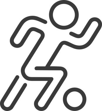 Siyah ve Beyaz Simge Tarzı ile Minimalist Top Ana Hattı Logosu Spor Markalaştırma Ekibi Kimliği Basit Rozet Tasarımları ve Tek Renkli Grafik Elemanları Web Yazısı ve Ticari Ürünler İçin Mükemmel