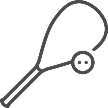 Siyah ve Beyaz Simge Tarzı ile Minimalist Top Ana Hattı Logosu Spor Markalaştırma Ekibi Kimliği Basit Rozet Tasarımları ve Tek Renkli Grafik Elemanları Web Yazısı ve Ticari Ürünler İçin Mükemmel