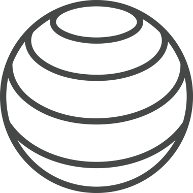 Siyah ve Beyaz Simge Tarzı ile Minimalist Top Ana Hattı Logosu Spor Markalaştırma Ekibi Kimliği Basit Rozet Tasarımları ve Tek Renkli Grafik Elemanları Web Yazısı ve Ticari Ürünler İçin Mükemmel