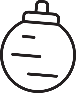 Siyah ve Beyaz Simge Tarzı ile Minimalist Top Ana Hattı Logosu Spor Markalaştırma Ekibi Kimliği Basit Rozet Tasarımları ve Tek Renkli Grafik Elemanları Web Yazısı ve Ticari Ürünler İçin Mükemmel